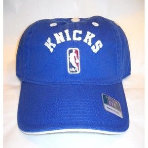 New York KNICKS Hat Cap REEBOK Fitted Blue NBA Officially Licensed Basketball